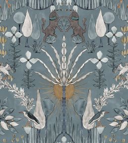 Oasis Villa Wallpaper by Coordonne Sky