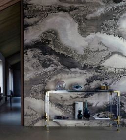 Obsidian Panel A Mural by Harlequin Blue John
