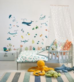 Ocean Bubbles Sheer Fabric by Villa Nova Shimmer