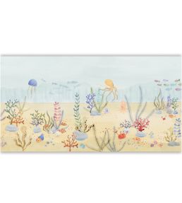 Ocean Floor Border Wallpaper by Casadeco Multico