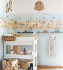 Ocean Floor Border Wallpaper by Casadeco Multico