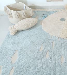Lorena Canals Ocean Shore rug Blue C-OCEAN Blue