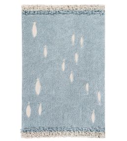 Lorena Canals Ocean Shore rug Blue C-OCEAN Blue