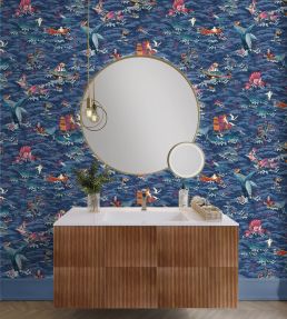 Ocean Waves Wallpaper by Brand McKenzie Deep Water