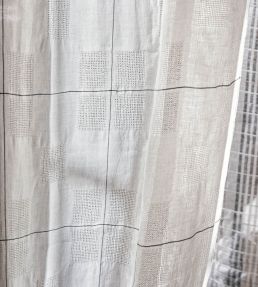 Oceana Check Fabric by Sanderson Seaspray White