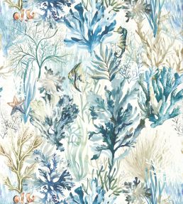 Oceana Wallpaper by Clarke & Clarke Denim