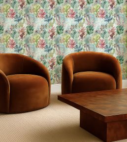 Oceana Wallpaper by Clarke & Clarke Seafoam