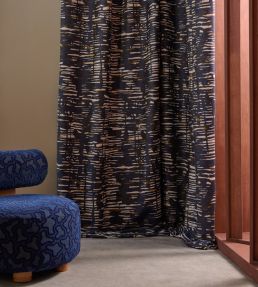 Oceanic Fabric by Harlequin Lapis/Tigers Eye