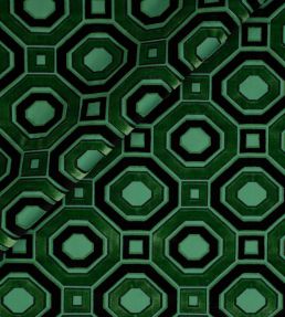 Octavian Velvet Fabric by Jim Thompson Emerald