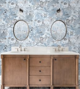 Octopus Wallpaper by Brand McKenzie Pale Ocean