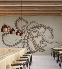 Octopus X-Ray Mural by Coordonne Papirus