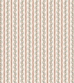 Odile Wallpaper by Nina Campbell Coral/Eucalyptus