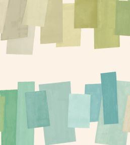 Offset Blocks Wallpaper by Ohpopsi Pistachio Twist