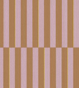 Offset Stripe Wallpaper by Eijffinger Pink/Brown