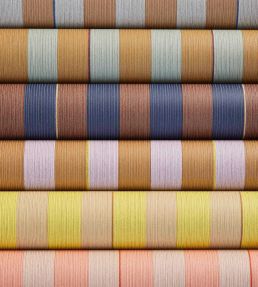 Offset Stripe Wallpaper by Eijffinger Yellow/Peach
