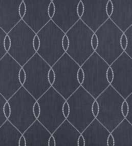 Ogee Fabric by Mark Alexander Indigo