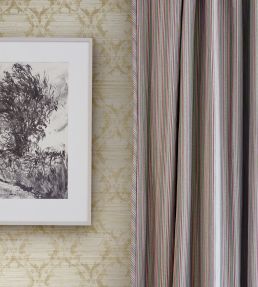Ogive Grasscloth Wallpaper by Madeaux 01 Limestone