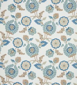 Olander Fabric by Colefax and Fowler Blue