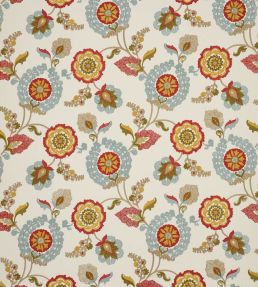 Olander Fabric by Colefax and Fowler Tomato/Olive