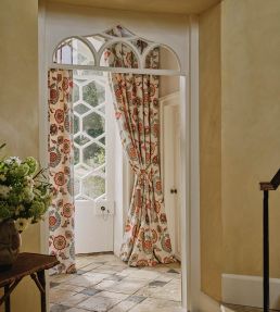Olander Fabric by Colefax and Fowler Tomato/Olive