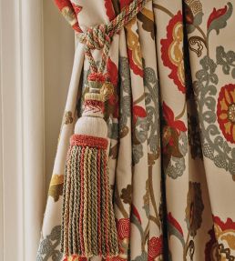 Olander Fabric by Colefax and Fowler Tomato/Olive