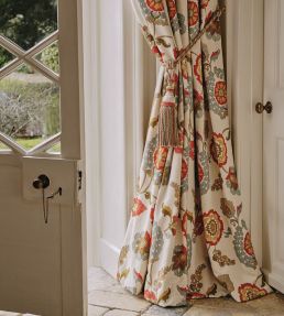 Olander Fabric by Colefax and Fowler Tomato/Olive