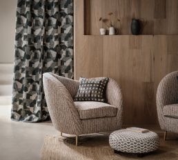 Olav Fabric by Clarke & Clarke Autumn