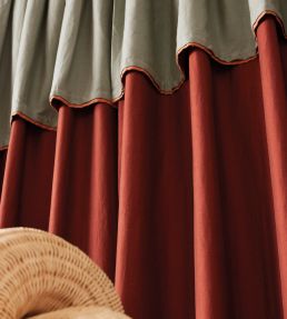 Olbia Fabric by Nobilis Orange