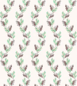 Old Oak 1800 Wallpaper by CommonRoom Pomona Green, Fawn