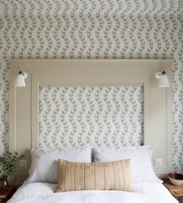 Old Oak 1800 Wallpaper by CommonRoom Pomona Green, Fawn