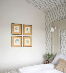 Old Oak 1800 Wallpaper by CommonRoom Pomona Green, Fawn
