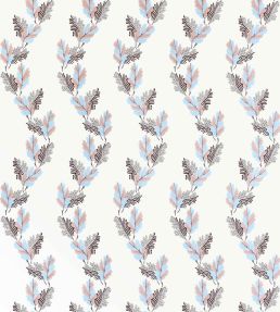 Old Oak 1800 Wallpaper by CommonRoom Sky Blue, Puce