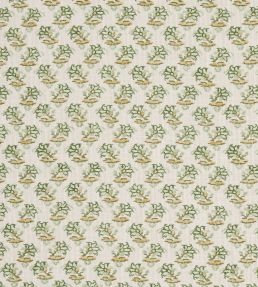 Oleander Indoor/Outdoor Fabric by Schumacher Leaf Green