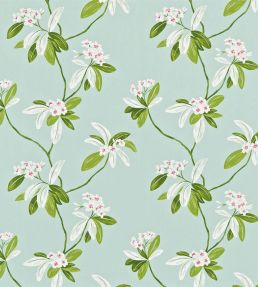 Oleander Fabric by Sanderson Fuchsia/Sky Blue