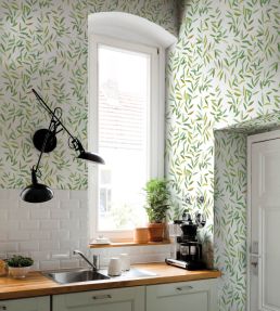 Oliveraie Wallpaper by Jannelli&Volpi Deep Green