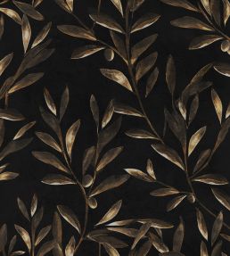 Olivetum Wallpaper by Coordonne Coal