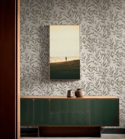 Olivetum Wallpaper by Coordonne Matcha