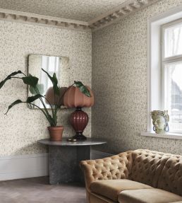 Olivia Wallpaper by Sandberg Burgundy