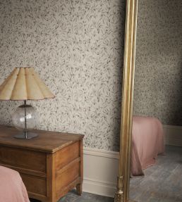 Olivia Wallpaper by Sandberg Burgundy