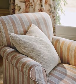 Olney Stripe Fabric by Colefax And Fowler Red
