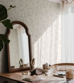 Olof Wallpaper by Sandberg Sage Green