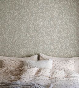 Olof Wallpaper by Sandberg Sage Green