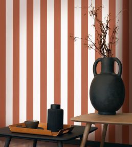 Olympe Wallpaper by Casadeco Terre Cuite