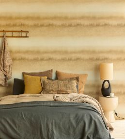 Ombre Stripe Wallpaper by Eijffinger Yellow/Ochre
