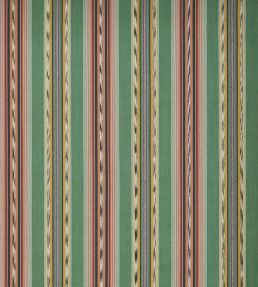 Ombrone Fabric by Osborne & Little Celadon/Coral/Ochre