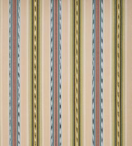 Ombrone Fabric by Osborne & Little Ecru/Chartreuse/Sky