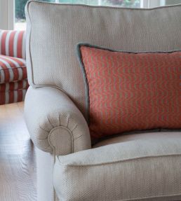 Ondine Fabric by Vanderhurd Prussian Blue/Natural
