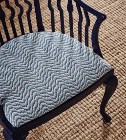 Ondoso Fabric by Nina Campbell Red/Clay