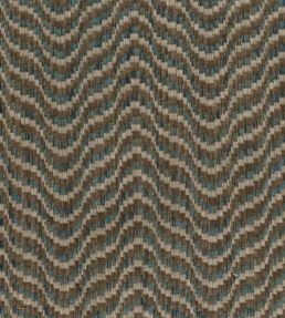 Ondoso Fabric by Nina Campbell Lagoon/Chocolate