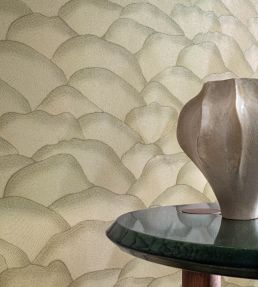 Ondula Wallpaper by Casamance Kaki